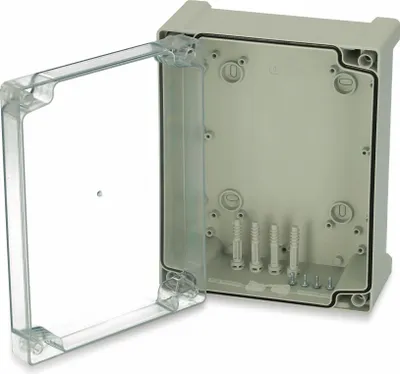 Image de FIBOX boîtier, Tempo TPC 241911T, 240x191x107, boîtier PC,charnière,couvercle transparent