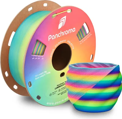 Image de Panchroma™ PLA Gradient Rainbows, Couleur:Luminous Rainbow, Taille du filament:1.75mm, Poids:1 kg