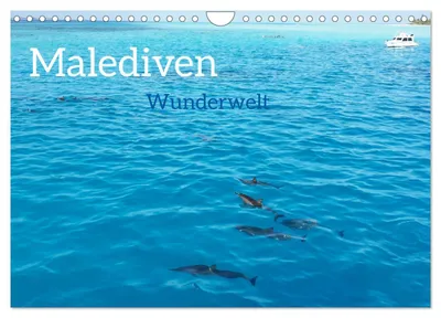 Produktbild von MALEDIVEN Wunderwelt (Wandkalender 2027 DIN A4 quer), CALVENDO Monatskalender