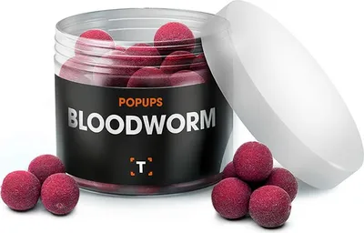 Produktbild von Bloodworm Pop-ups Dunkelrot | Karpfen futter