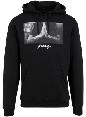 Immagine prodotto di Mister Tee - Felpa con cappuccio da uomo "Pray" TN3227 (5XL) (Nero)