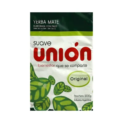 Immagine prodotto di Union Suave Mate Tea Tradicional 1kg | Tè Mate dall'Argentina| Bevanda energetica