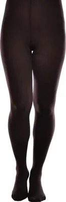 Produktbild von Aurellie Blickdichte und warm 60 DEN Mikrofaser Strumpfhose ohne Muster  Dunkelbraun S