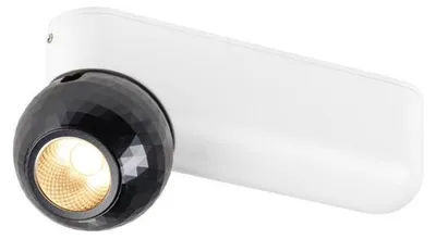 Productafbeelding van Plafondlamp Dysko wit met zwart enkel