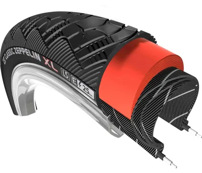 Image de CST -Pneus Zeppelin XL25 28 x 2,00 SW Refluen