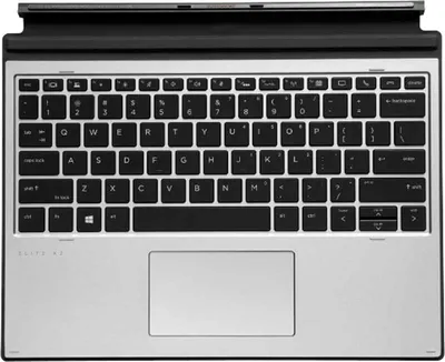 Produktbild von HP L67436-041 Tastatur für Mobilgeräte QWERTZ Deutsch Silber Pogo Pin (L67436-041)