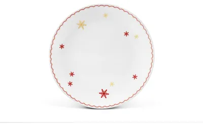 Produktbild von Weihnachtsporzellan, Dessertteller, 21 cm, Tschechisches Porzellan, Leander