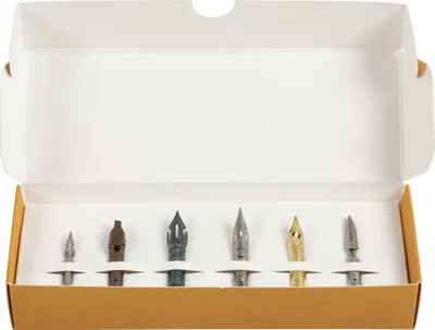 Produktbild von Herbin JH Box mit 6 Kalligrafiefedern