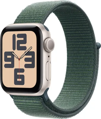 Obrázek produktu pro Apple Watch SE (2024) GPS 40 mm hliníkové hvězdy světlo se sportovní smyčkou jezera