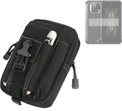 Produktbild von K-S-Trade Gürtel Tasche kompatibel mit Ulefone Armor 22 Gürteltasche Holster Schutz Hülle Handy Hülle Smartphone outdoor Handy-Hülle schwarz
