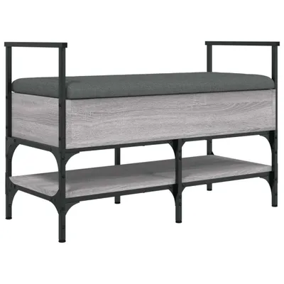 Produktbild von Schuhbank Grau Sonoma 85,5x42x57,5 cm Holzwerkstoff