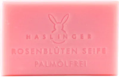 Produktbild von Haslinger Palmölfreie Rosenblüten Seife 100 g