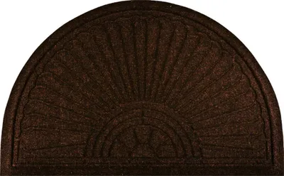 Produktbild von wash+dry Fußmatte DUNE Halfmoon" braun 55x85 cm"