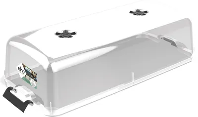 Produktbild von elho® Green Basics Hochbeet XXL Deckel Transparent 75 x 36 cm - Kunststoff