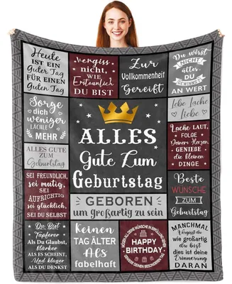 Produktbild von Kuscheldecke 200x150cm Flanell Polyester Geschenk für Männer