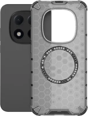 Immagine prodotto di Copertura magnetica per Xiaomi Redmi Note 15 Pro Plus 5G Honeycomb Hybrid Ring Nero