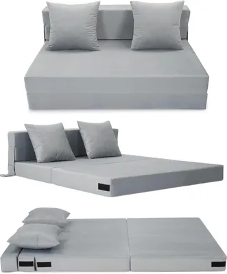 Produktbild von Schlafsofa mit Schlaffunktion, abnehmbarer und waschbarer Bezug, Liegefläche 140 cm x 200 cm