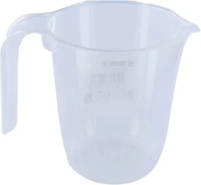 Image de Verre doseur 500 ml en plastique transparent Fackelmann Basic