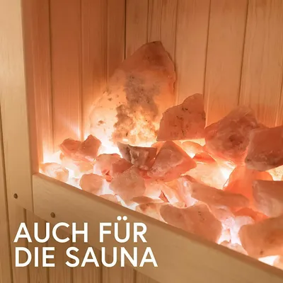 Produktbild von 2 kg Bergkristall Salz Salzkristall Salzbrocken Saunazubehör Sauna Saunasalz
