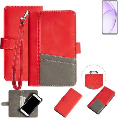 Produktbild von K-S-Trade Handy Schutzhülle für Oppo A3x PKD130 Hülle Portemonnee Brieftasche Klapphülle Kartenfächer Flip Wallet Case Etui