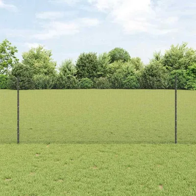 Immagine prodotto di Maison Exclusive - Recinzione con Posto Grigio 1 x 10 m Acciaio