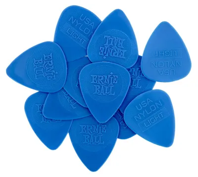 Produktbild von Plektren Gitarrenplektren - Nylon - 0,53 mm - Dünn - 12 Stück