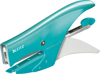 Produktbild von Leitz Heftzange WOW 55312051 max. 15Blatt Metall eisblau