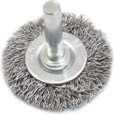 Immagine prodotto di Spazzola metallica circolare per trapano, spazzola abrasiva per pulire ruggine tubi fori, scorie di saldatura e ruggine, sporco grasso,40 × 6 mm