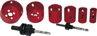 Produktbild von BRÜDER MANNESMANN Lochsägen-Satz, 8-teilig, aus Bi-Metall