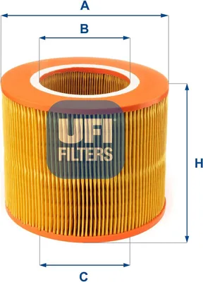 Produktbild von Luftfilter UFI 27.354.00 für SAAB 9-5 Kombi (YS3E) Filtereinsatz