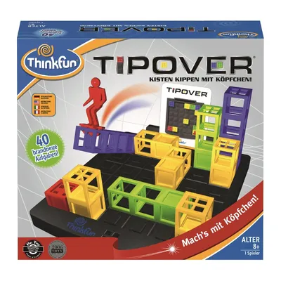 Produktbild von Thinkfun Familienspiel Logikspiel Tipover 76319