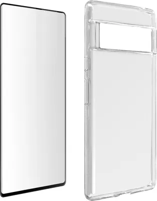 Produktbild von Avizar, 360° Schutz-Set: Hülle und Folie für Google Pixel 6 Pro, Schwarz