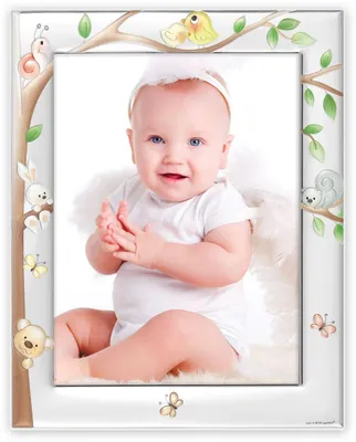 Produktbild von ZEP Baby Bilderrahmen Adamo 10x15 cm silber glänzend
