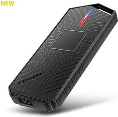 Image de AXAGON Axagon EEM2-GAM, USB-C 10Gbps - NVMe & SATA SSD GAME M.2 box, bezšroubkový SSD enclosure Black