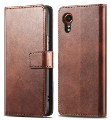 Immagine prodotto di Imoshion Luxe, libreria per Samsung Galaxy Xcover 7 - Marrone scuro
