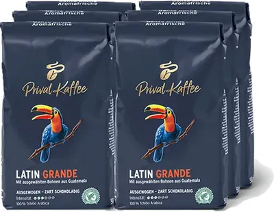 Produktbild von Tchibo - Privat Kaffee Latin Grande Bohnen - 6x 500g