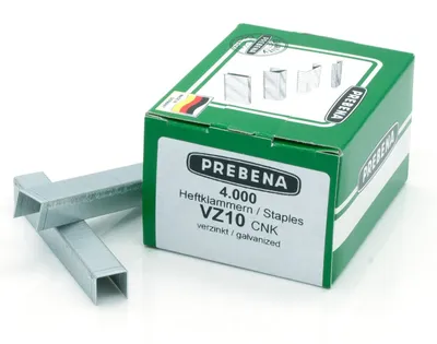 Produktbild von Prebena Klammern VZ10CNK verzinkt 10mm für HFVZ10 Regur 23 Rapid R33 Typ 37 Novus H 4M KL-51