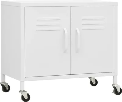 Produktbild von Lagerschrank Weiß 60x35x56 cm Stahl