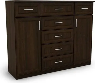 Produktbild von Meblast | Kommode 140 cm | Dunkle Walnuss - Stilvoll, Elegant, Dekorativ