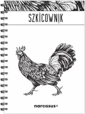 Zdjęcie produktu dla Szkicownik B5 60k na spirali - Kogut
