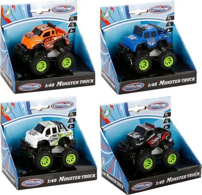 Produktbild von Speedzone D/C Monstertruck 1:48, 4-fach sortiert
