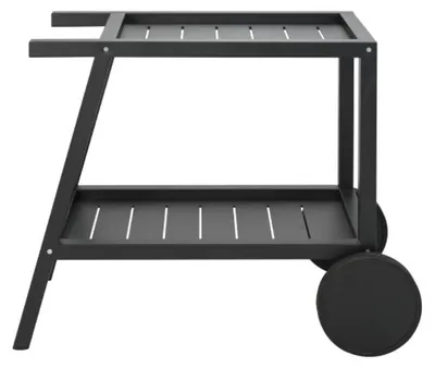Produktbild von Servierwagen Samvaro 49 x 69 x 88 cm Aluminium Schwarz
