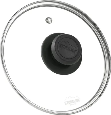 Produktbild von STONELINE® Glasdeckel 18 cm | Schwarz