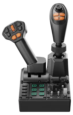 Zdjęcie produktu dla Moza Racing FCS Farming Control System, Drążek do maszyn rolniczych, Czarny, Kopolimer akrylonitrylo-butadieno-styrenowy (ABS), Poliwęglan (PC), 17°, 17°, 15°