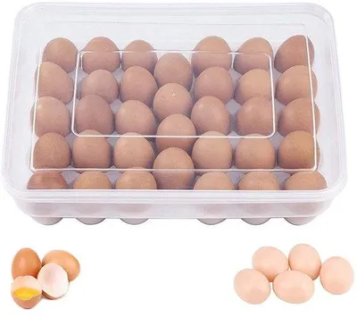 Immagine prodotto di Contenitore per uova - grande capacità - igienico - 1 pezzo - plastica