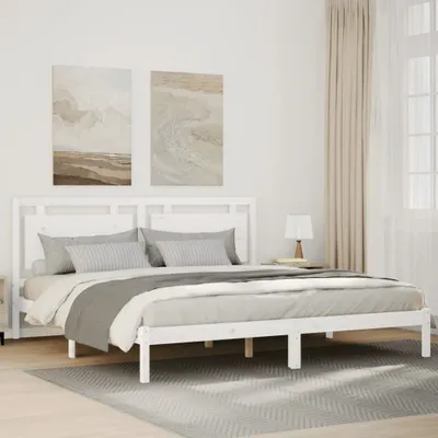 Image de Maison Exclusive - Cadre de lit extra long sans matelas 200x220 cm bois massif