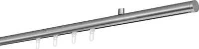 Produktbild von Gardinenstange Maß Innenlauf 20mm Match 1-lauf Decke Farbe: Edelstahl-Optik, Größe: 300cm