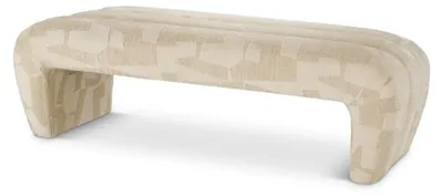 Produktbild von Casa Padrino Luxus Sitzbank Sandfarben 144 cm - Schlafzimmer & Hotel Möbel