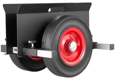 Imagen del producto de Carro de plataforma, capacidad de carga de 1000 libras, ruedas de goma, color