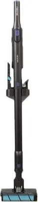 A black and blue vacuum cleaner attachment is shown against a white background.